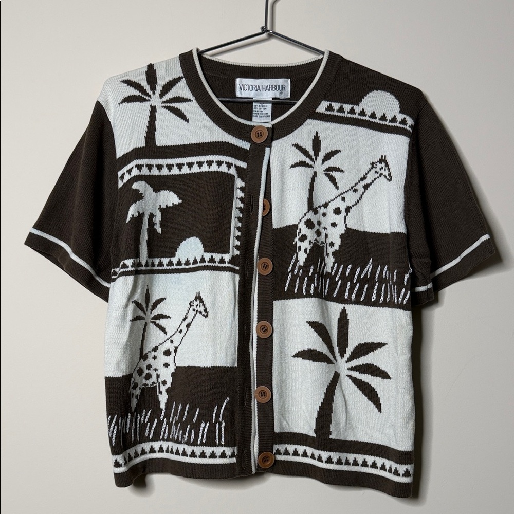 Victoria Harbour Kids Brown and White Safari Shirt